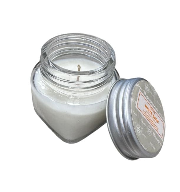 Candele White Sage Satya 30grs in vetro