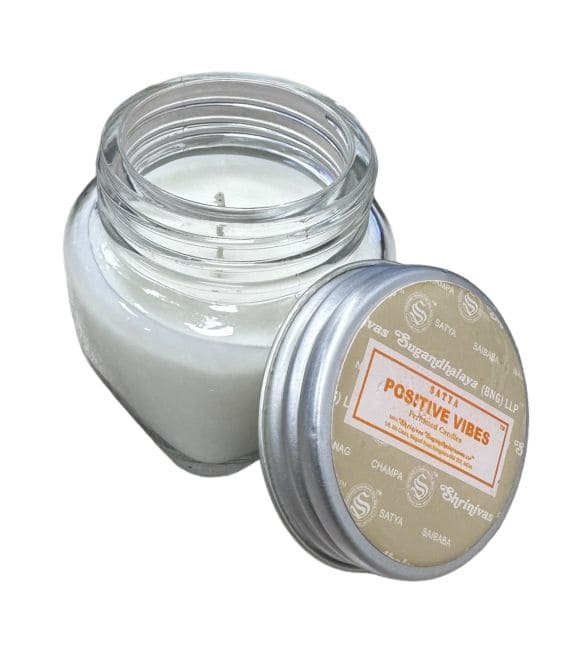 incenso ad Candele Satya Positive vibes 30gr in vetro|it