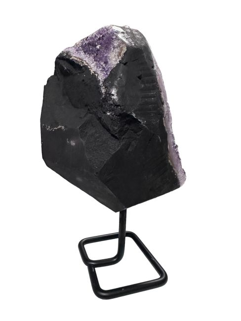 Geode di ametista del Perù AA sulla base