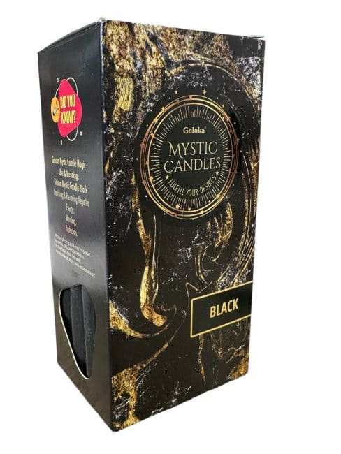 incenso ad Candele Goloka Massa Colorata Nero 13cm 20pz|it