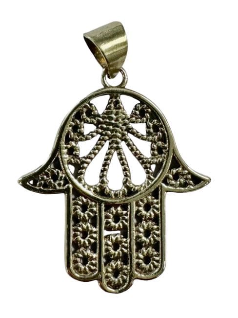 Ciondolo Mano di Fatima in Bronzo (Khamsa)