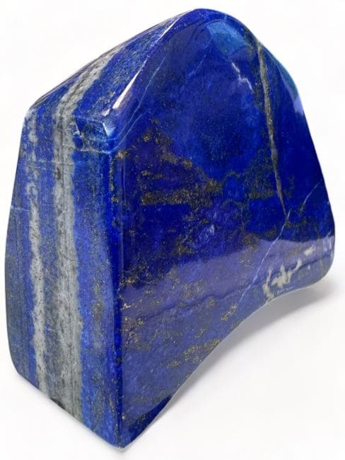 Blocco di lapislazzuli lucido da 0,922 kg