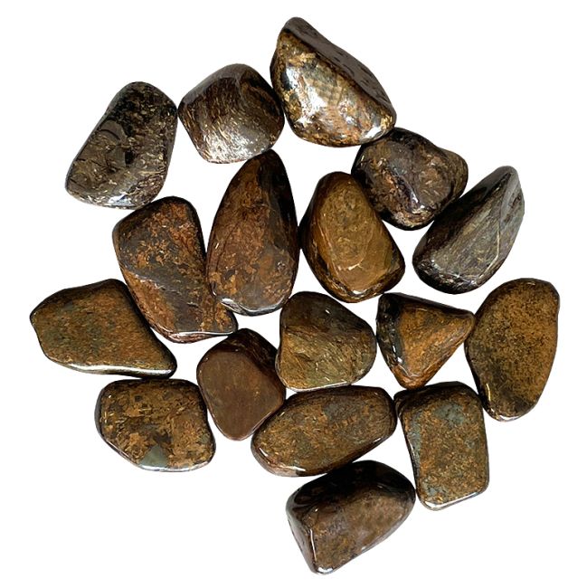 Bronzite AB pietre barilate 250g