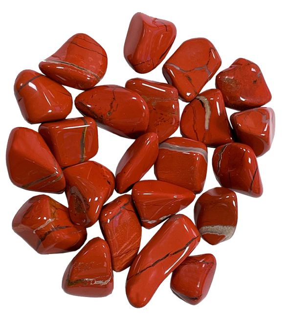 Diaspro rosso A grado pietre barilate 250g