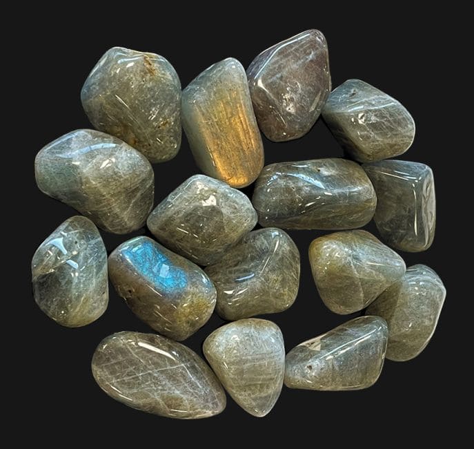 Labradorite A pietre burattate 250g