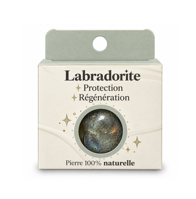 incenso ad Labradorite A Pietra Burattata in Scatola 2-3 cm