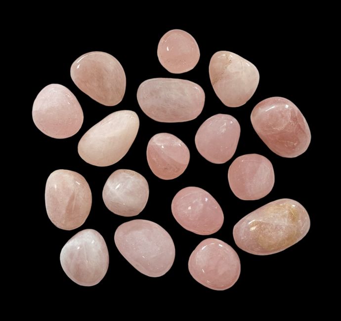 Pietre burattate Quarzo rosa AB 2-3 cm 250 g