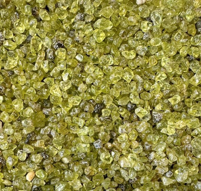 incenso ad Peridoto A+ Scaglie di pietra naturale 1-4mm 500g|it