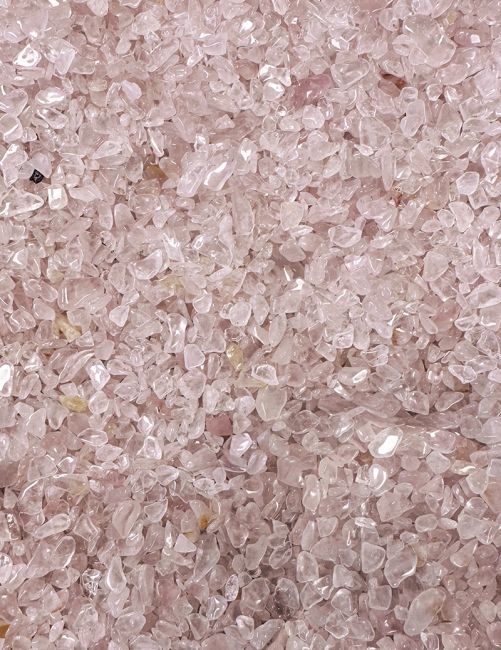 Quarzo rosa Una pietra naturale in scaglie 3-5 mm 500 g