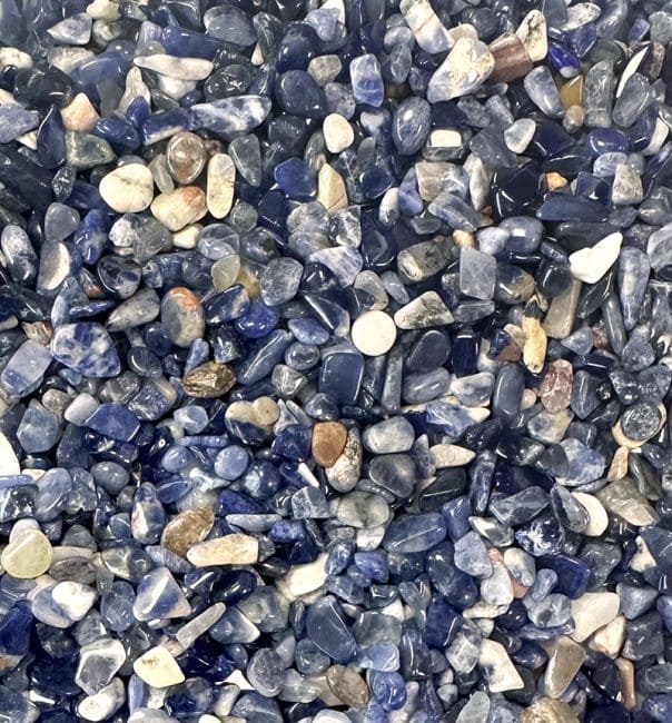 Sodalite A+ Scaglie di pietra naturale 3-5mm 500g