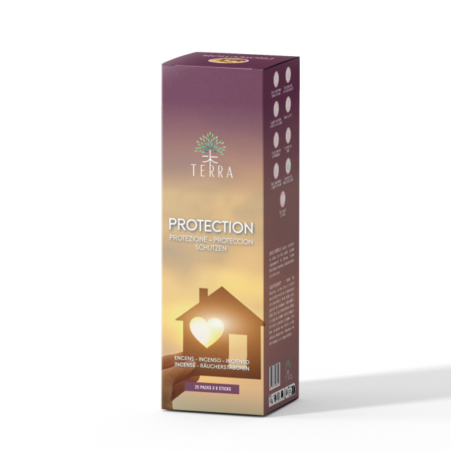 Incenso Terra Protection senza carbone 12gr