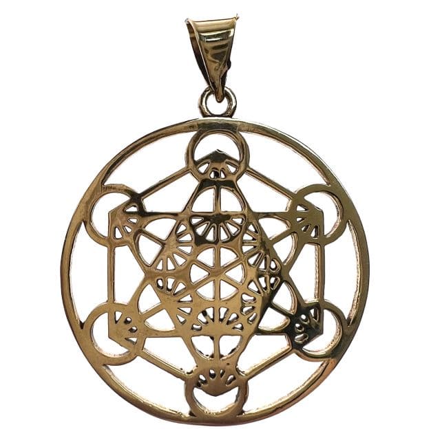 Ciondolo in Bronzo Metatron 4cm