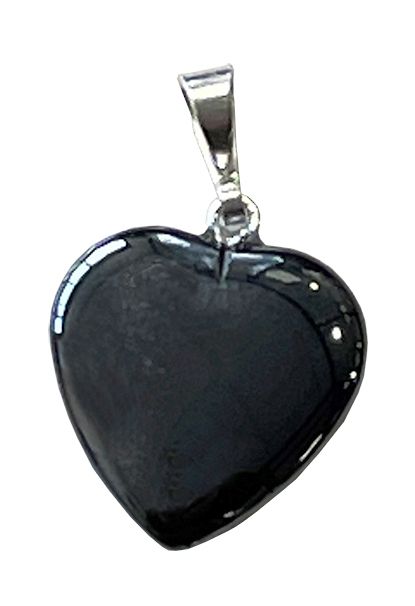 Ciondolo Cuore ematite 15mm x10