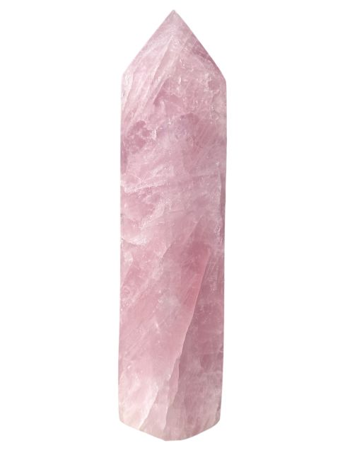 Quarzo rosa obelisco lucido 1.937grs