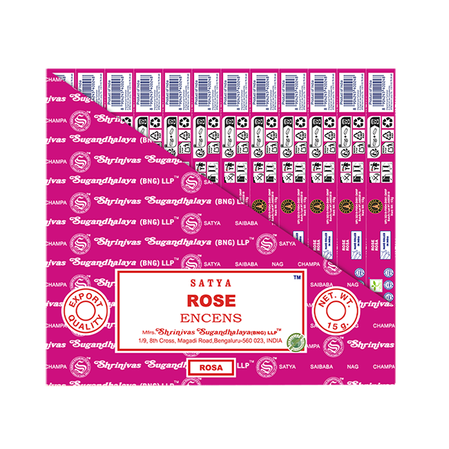 incenso ad Incenso Satya Rose 15g|it