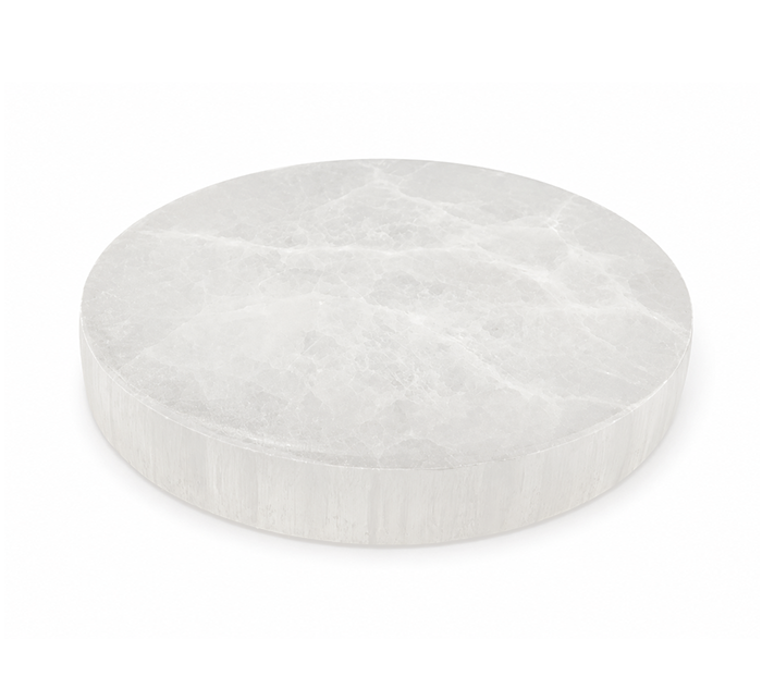 Piastra Circolare in Selenite 10cm