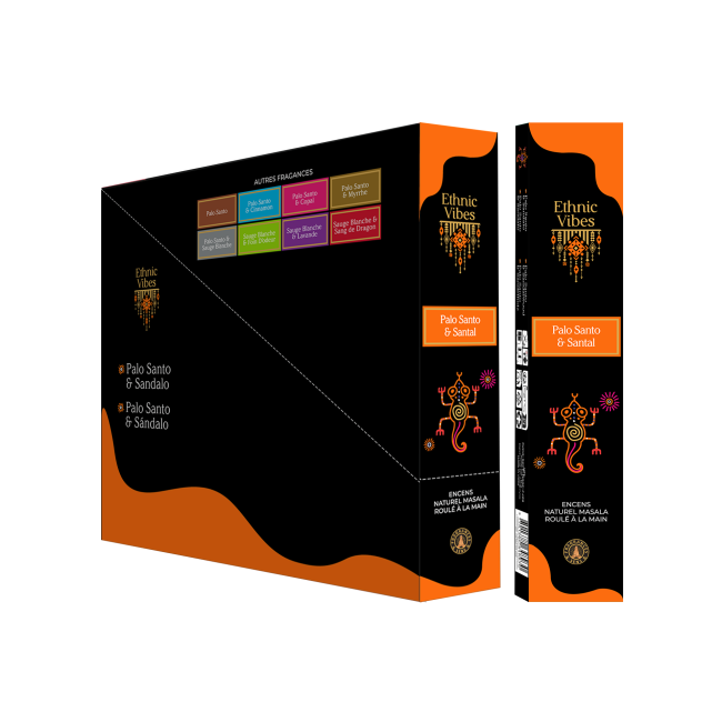 incenso ad Incenso Fragrances & Sens Ethnic Vibes Palo Santo & Sandalo Masala 15g