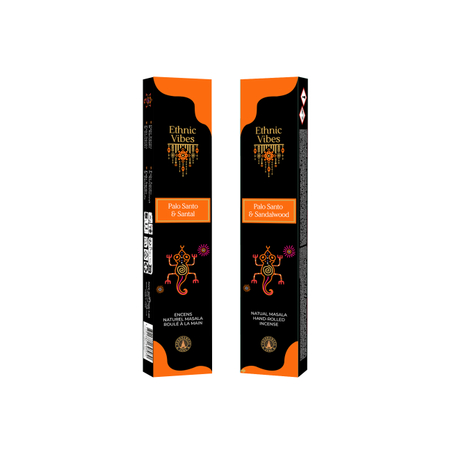 incenso ad Incenso Fragrances & Sens Ethnic Vibes Palo Santo & Sandalo Masala 15g|it