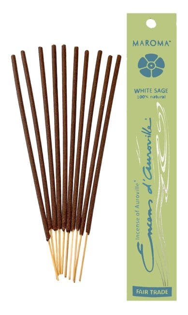 Auroville Salvia Bianca Incense 5x 10 bastoncini