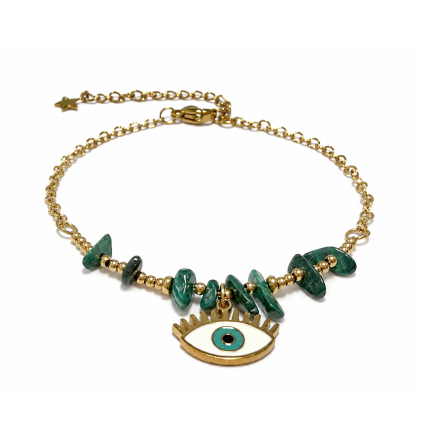 incenso ad Bracciale di Protezione in Malachite A – Malocchio|it