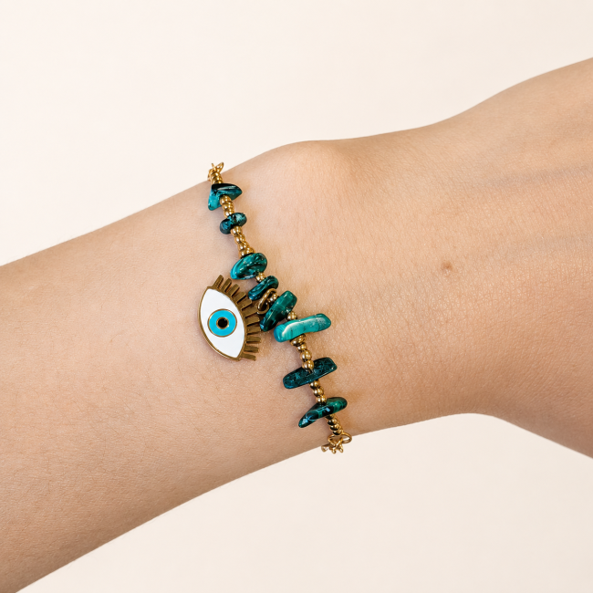 incenso ad Bracciale di Protezione in Malachite A – Malocchio