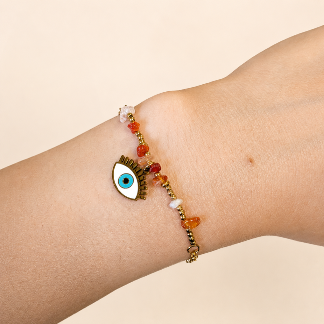 Bracciale di Protezione in Corniola A – Malocchio