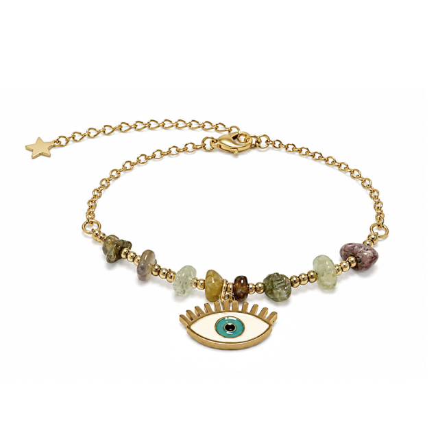 Bracciale di Protezione in Tormalina Multicolore A – Malocchio
