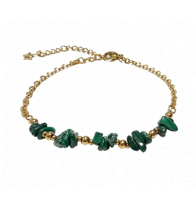 incenso ad Bracciale Energia in Malachite A – Frammenti di Pietra|it