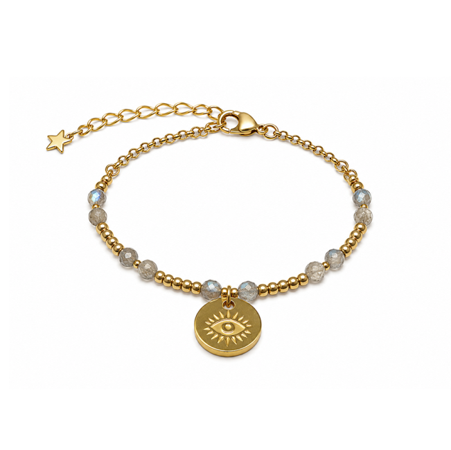 Bracciale protettivo in labradorite A – Occhio protettivo
