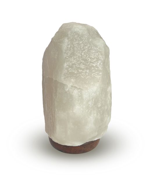 Lampada di Sale Bianco su base da 1 a 2 Kg