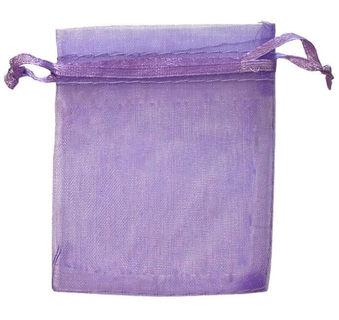 Sacchetti Organza 7x9cm Viola Chiaro (Confezione da 100 pezzi)