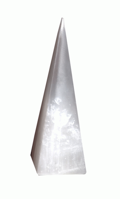 Lampada piramidale in selenite 2-2,5 kg