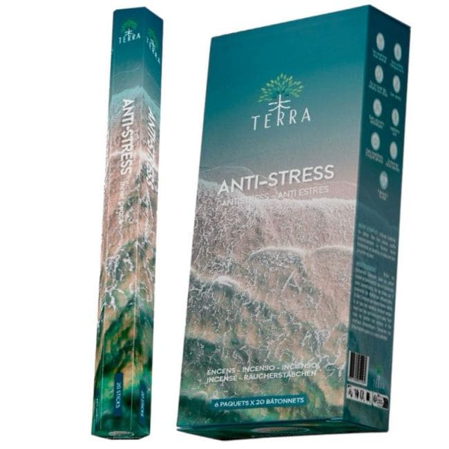 Incenso Hexa antistress Terra senza carbone 30gr