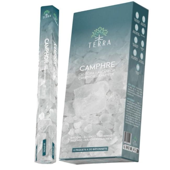 Incenso Terra canfora hexa senza carbone 30gr