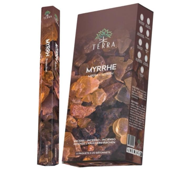 Incenso Terra Mirra Hexa senza carbone 30gr