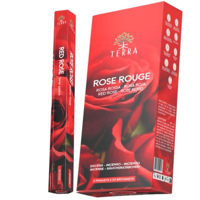 Incenso  Rosa rossa hexa  senza carbone