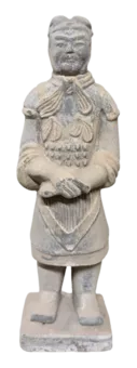 Statua Antica Colorata in Terracotta Generale 20 cm