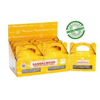 Coni Backflow Satya Legno di Sandalo 24 coni
