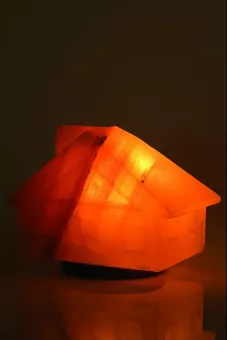 Lampada di sale fatta in casa da 15 kg