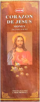Incenso orlo Sacro Cuore di Gesù hexa 20g
