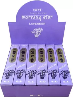 Incenso Giapponese Morning Star Lavanda 50 Bastoncini