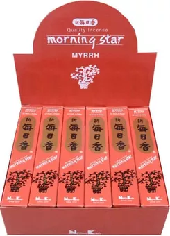 Incenso Giapponese Morning Star Mirra 50 Bastoncini