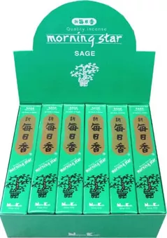Incenso Giapponese Morning Star Salvia 50 Bastoncini