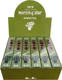 Incenso Giapponese Morning Star Tè Verde 50 Bastoncini