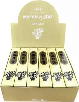 Incenso Giapponese Morning Star Vaniglia 50 Bastoncini