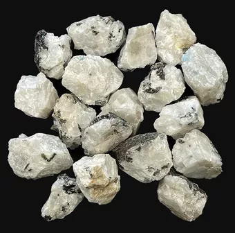 Pietra di luna bianca Peristerite grezza 500g