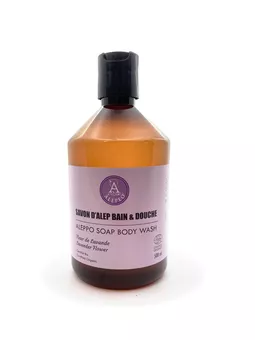 Sapone d'Aleppo Liquido - Ecocert - Fiori di Lavanda 500ml