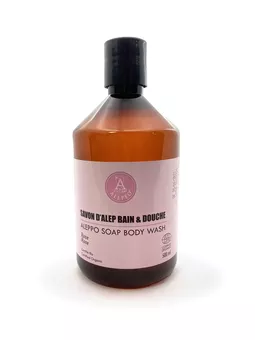 Sapone d'Aleppo Liquido - Ecocert - Rosa 500ml