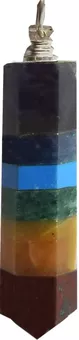 Ciondolo punta 7 Chakras 4cm