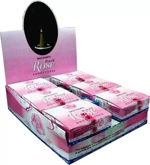 Incenso Satya Fresh Rose in Coni 24g